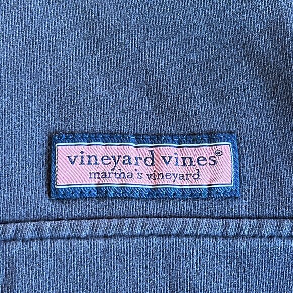 Vineyard Vines Blue Sweatshirt Pullover Men's Preppy Medium Cotton - Picture 4 of 7
